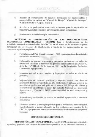 DECRETO SUPREMO Nº 2849