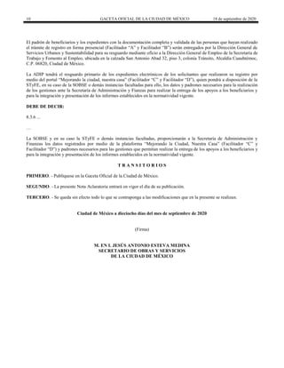 Gaceta CDMX 18 09 2020 bis