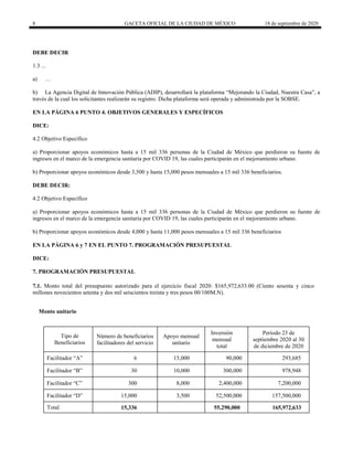 Gaceta CDMX 18 09 2020 bis