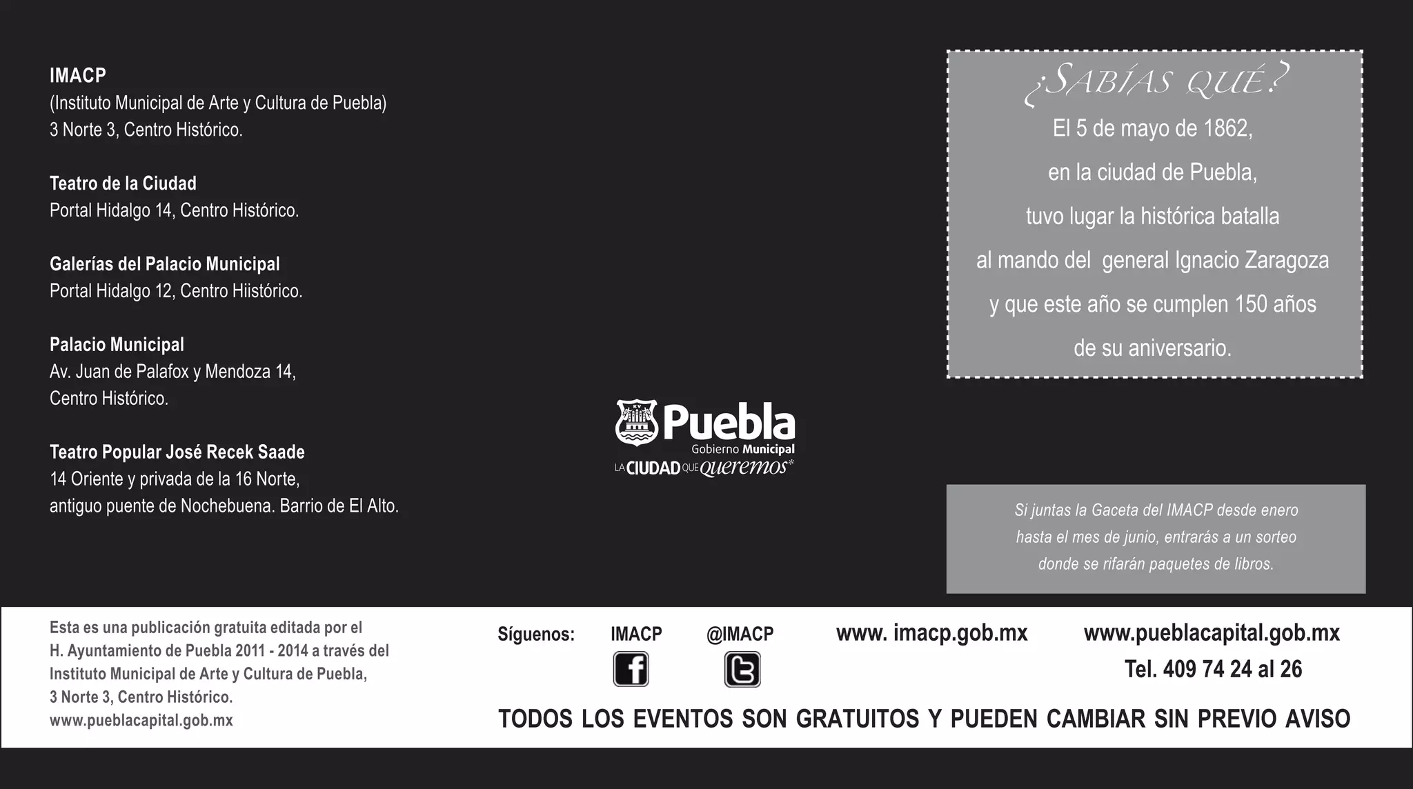 Gaceta IMACP enero 2012