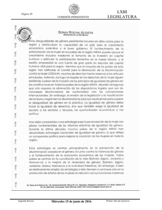 Página 30
COMISIÓN PERMANENTE
LXIII
LEGISLATURA
Segundo Receso Miércoles 15 de junio de 2016 Primer Año de Ejercicio
 