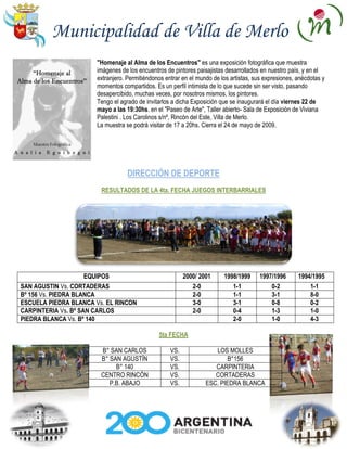 Gacetilla Municipal 22 De Mayo