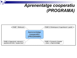 Aprenentatge cooperatiu
(PROGRAMA)
 