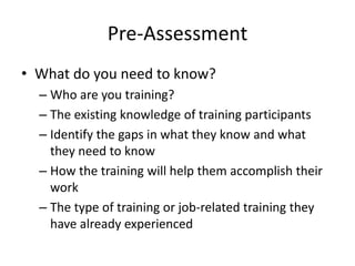 Training Session - Structure
• Starter
– Normally 1-3 minutes
– Introduction
• Learning Objectives / Outcomes
• Main Activ...