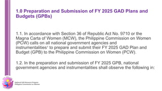 Pcw Ranking Budget GAD-Plan-and-Budget in preparation for the budget.pptx