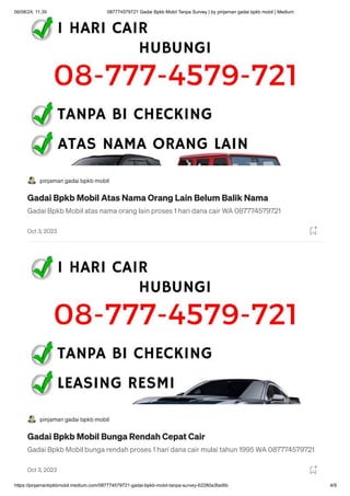 GADAI BPKB MOBIL TANPA SURVEY 087774579721