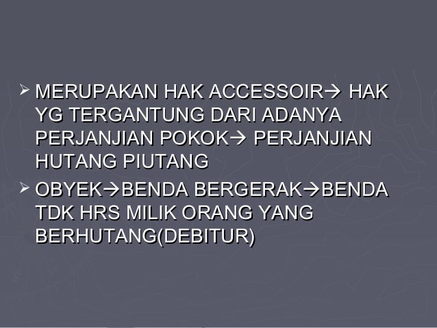 gadai hipotek hipotek