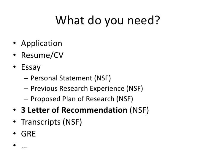 free money a k a fellowships aka letter of recommendation