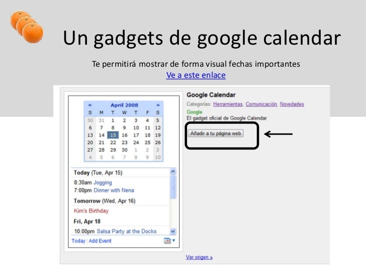 Insertar Gadget En Blogger gadgets para blogger calendario
