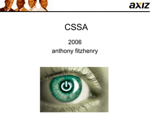 CSSA 2006 anthony fitzhenry 