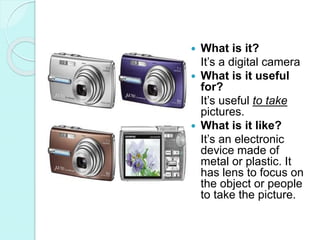 Computer Devices Digital Camera Gadgets and electronic devices 2 | PPSX