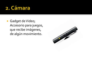    Gadget de Video;
    Accesorio para juegos,
    que recibe imágenes,
    de algún movimiento.
 