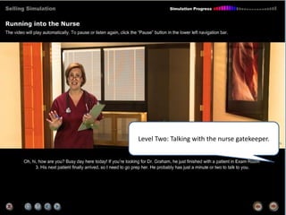 Level Two: Talking with the nurse gatekeeper.