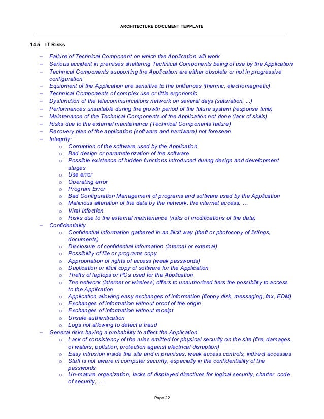 Architecture Document Template