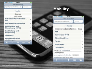 Mobility




http://www.ﬂickr.com/photos/pleasewait/2272096624
 