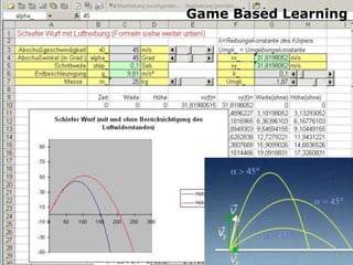Game Based Learning
  Mobility
 