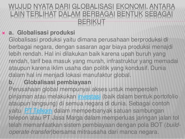 Kerja Sama Ekonomi Internasional