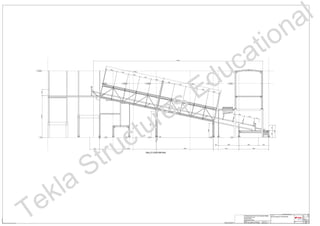 TeklaStructures
View_01 (C002-006 side)
+0 +0
+10000
+0
+10000
+0
+10000
+0
+10000
+0
+10000
+12350
0G [2]
Issued
Revised
TRAINING INSTITUTE FOR DRAUGHTSMEN
SLAG CRUSHING PLANT
CONVEYOR BELT
CENTURION ACADEMY
Scale
Drawn HDK
1:50
Project Number
CK 1998 / 0270
Drawing Rev
A0 GA Drawing CV 002-006 Side
Drawing title
Cadex SA (Tekla's SA Reseller)
Tel +27 11 463 1857/3641 Fax +27 11 463 9445
P O Box 411340
Craighall 2024, South Africa
info@CadexSA.com
Supplied by
Model :- Hanno de Kramer - GA.3 Conveyor Belt
©Copyright. All rights reserved.
Drawing copyright holder (YoPrepared using Tekla Structures® (www.tekla.com)
DateRevision DescriptionMarkRev
2055
50
1875
5500475210564105641888
36253800952
150
150
150
4787
2542
1274
2095
2160
2160
2160
2061
2160
2160
2160
2095
50
50
50
7725.51196
744
10900
10900
1978
1850
1900
941
976
2250
31393
12°
Tekla Structures Educational
 