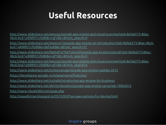 google app engine introduction slideshare app