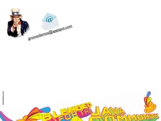 spo t.com
                                  p
                           mos @ap
                          e
                 gro ovyd
www.devoxx.com
 