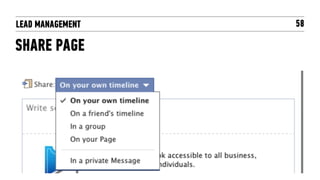 LEAD MANAGEMENT   58

SHARE PAGE
 