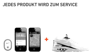 SINNERSCHRADER HELLO | GESCHÄFTSMODELLE IM ZEITALTER DER GAFAS | 15.10.2015 26
+
JEDES PRODUKT WIRD ZUM SERVICE
 