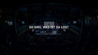 SINNERSCHRADER HELLO | GESCHÄFTSMODELLE IM ZEITALTER DER GAFAS | 15.10.2015 3
(HI SIRI), WAS IST DA LOS?
 