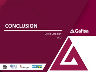 CONCLUSION
Duilio Calciolari
CEO

59

 
