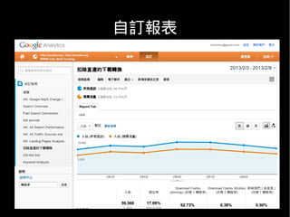 自訂報表
 