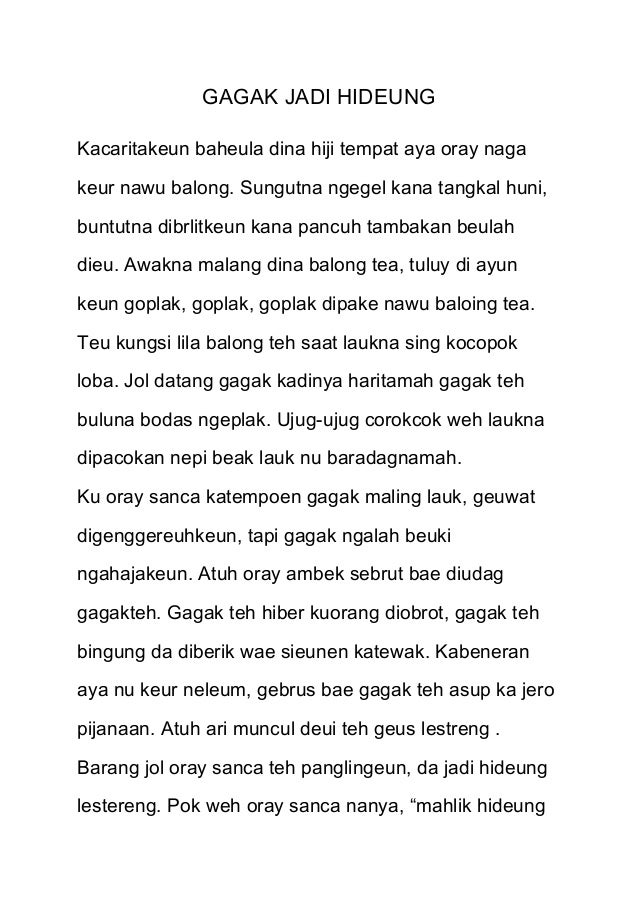 Gagak Jadi Hideung