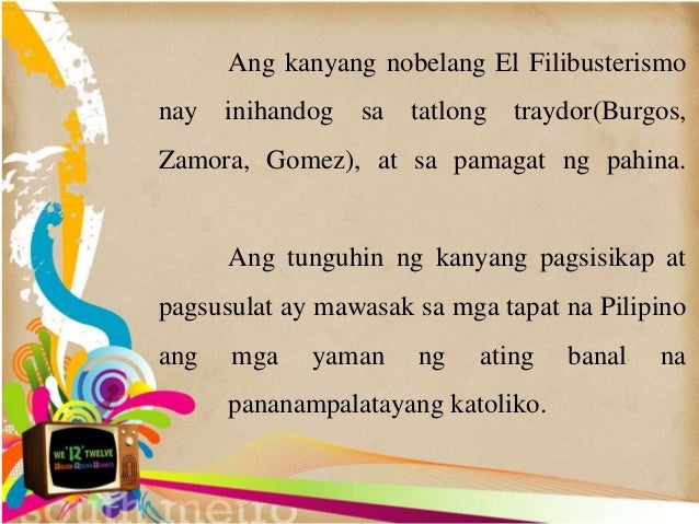 bakit pinamagatang el filibusterismo ang aklat na ito ni rizal Islands)ni dr antonio de morga ang aklat na ito ay nagpapatunay na may sibilisasyon na ang mga pilipino nang abutan o madatnan inalay ni rizal ang “el filibusterismo. bakit pinamagatang el filibusterismo ang aklat na ito ni rizal Islands)ni dr antonio de morga ang aklat na ito ay nagpapatunay na may sibilisasyon na ang mga pilipino nang abutan o madatnan inalay ni rizal ang “el filibusterismo.