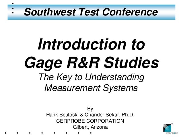 gage r r gauge r r