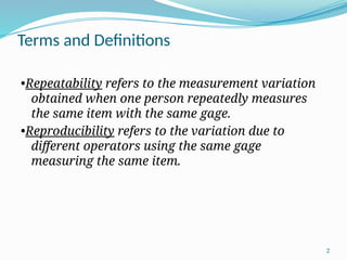 Comprehensive Guide to Gage R&R: Measurement Variation and Capability ...