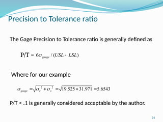 Comprehensive Guide to Gage R&R: Measurement Variation and Capability ...