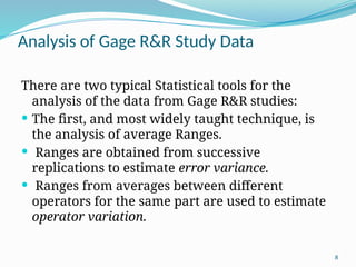Comprehensive Guide to Gage R&R: Measurement Variation and Capability ...