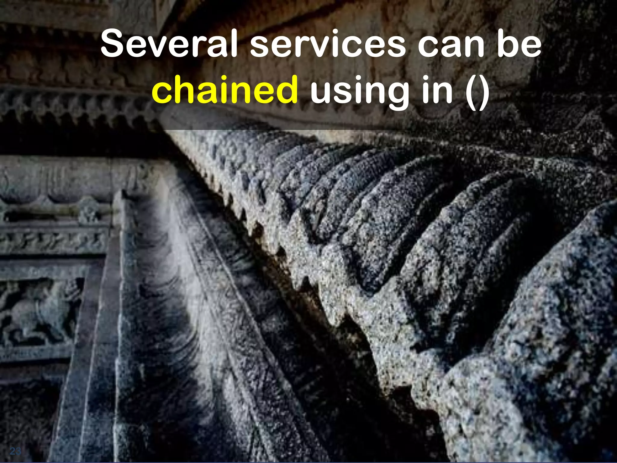 SQL like syntaxStandard and easy to use21