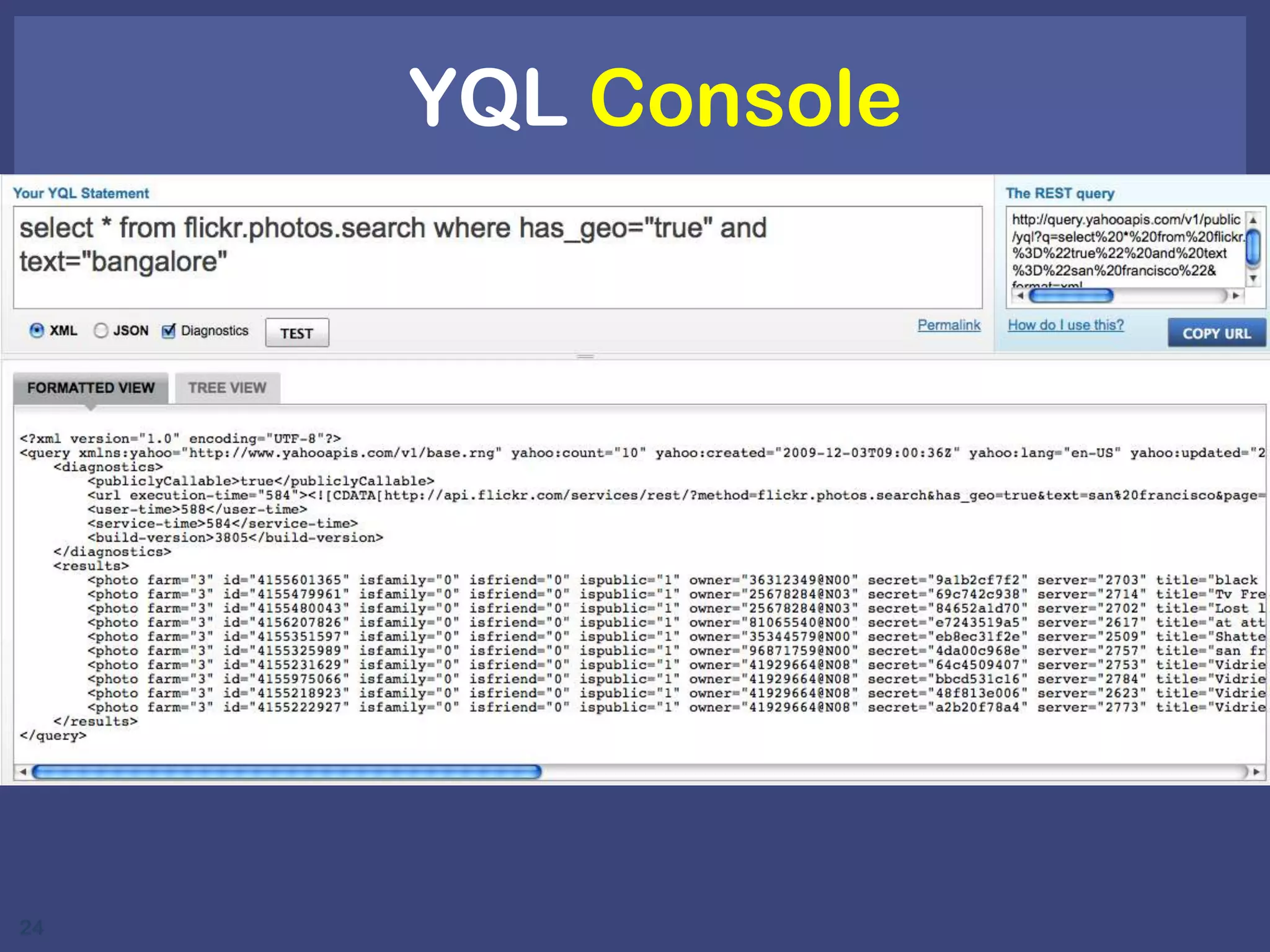 select {what} from {service} where {condition} in ({sub-query} )22