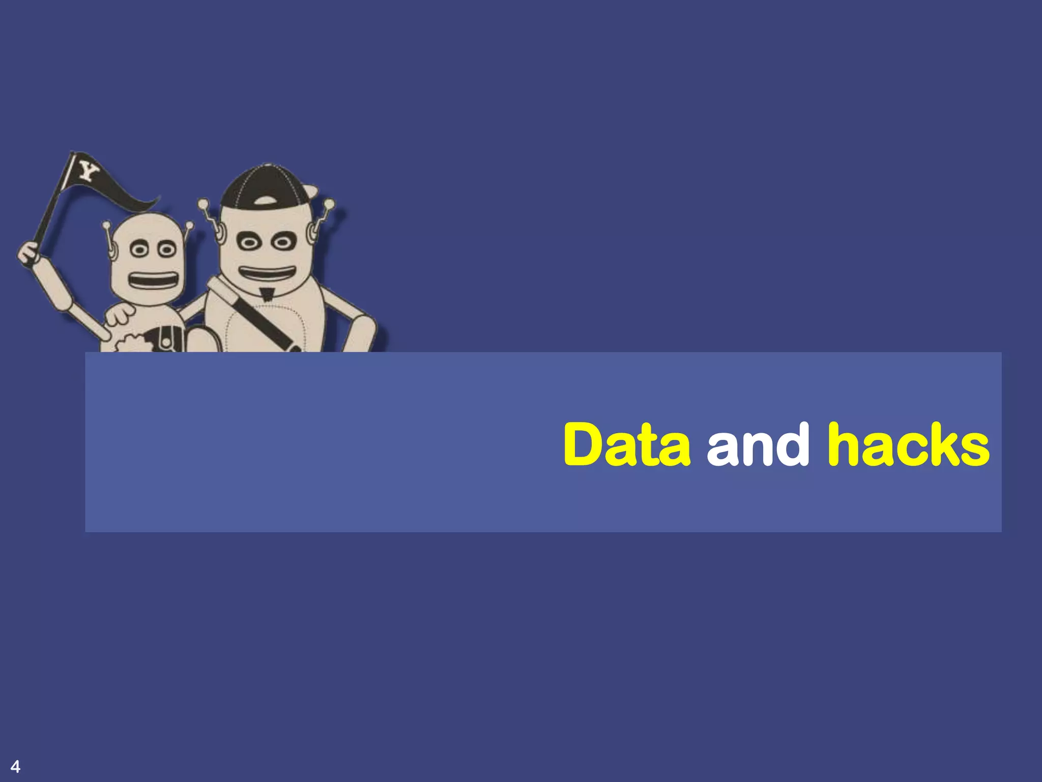 Data and hacks 4