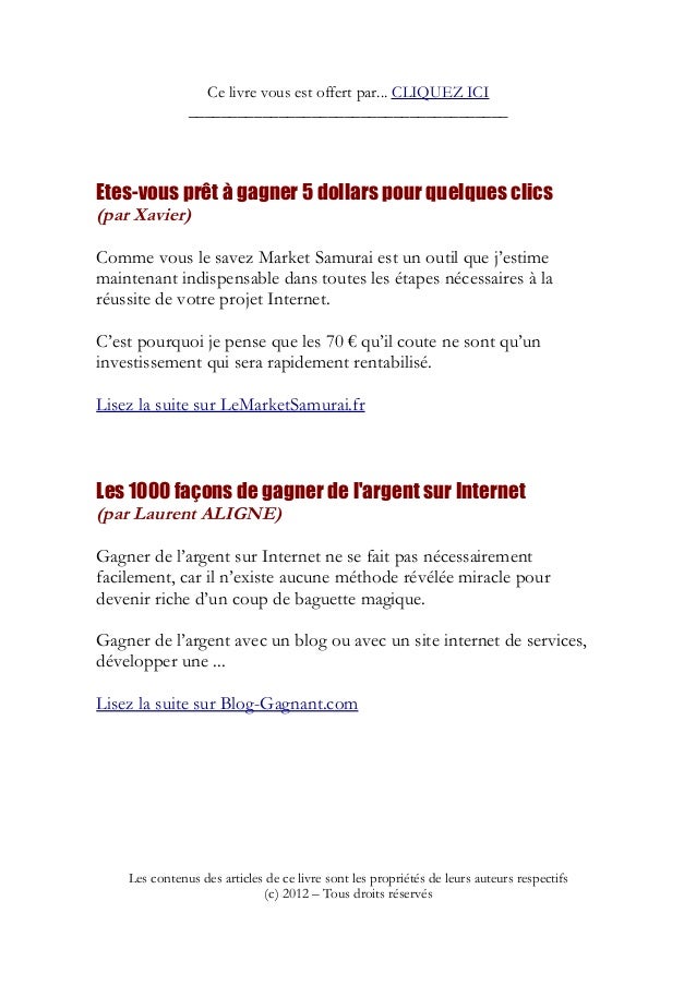 Scarica Gratis Images Gagner De L Argent Sur Internet actualisé salutations