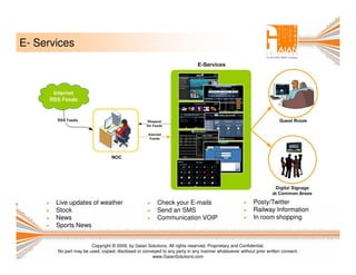 Gaia TV hospitality solution | PDF