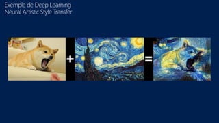 Exemple de Deep Learning
Neural Artistic Style Transfer
 