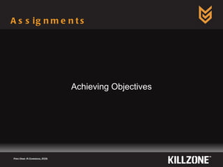 Assignments Achieving Objectives Paris Game AI Conference, 2009.  