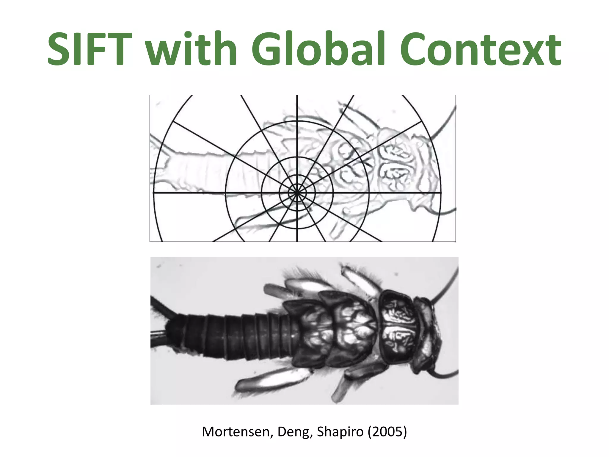 SIFT with Global ContextMortensen, Deng, Shapiro (2005)