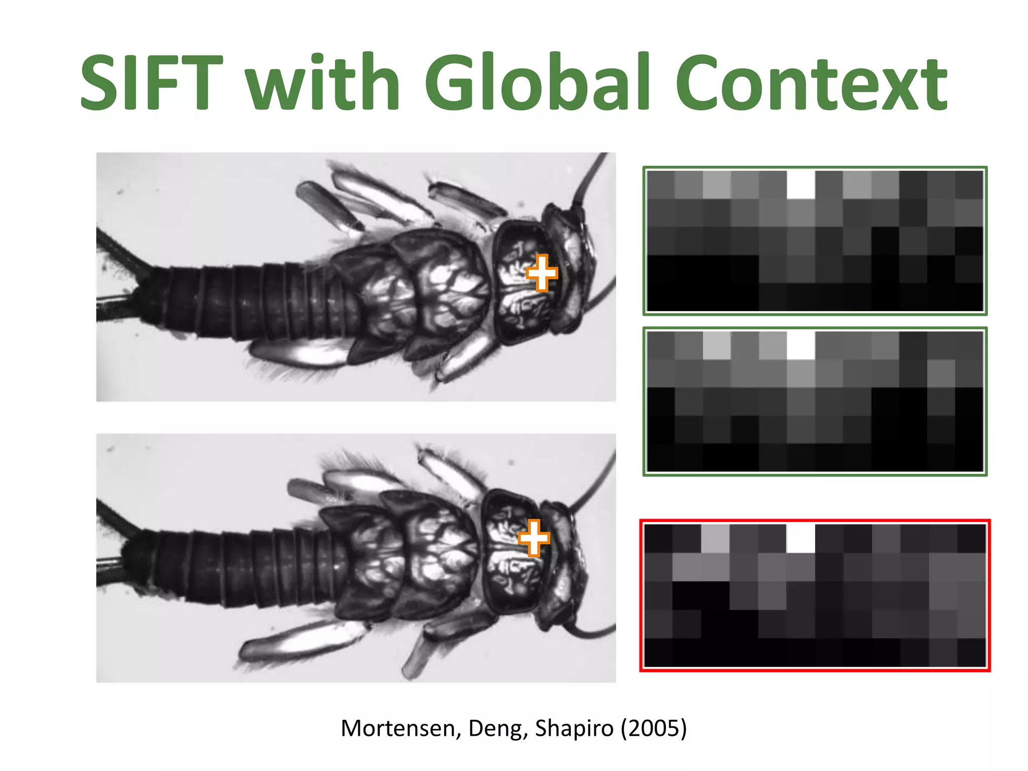 SIFT with Global ContextMortensen, Deng, Shapiro (2005)