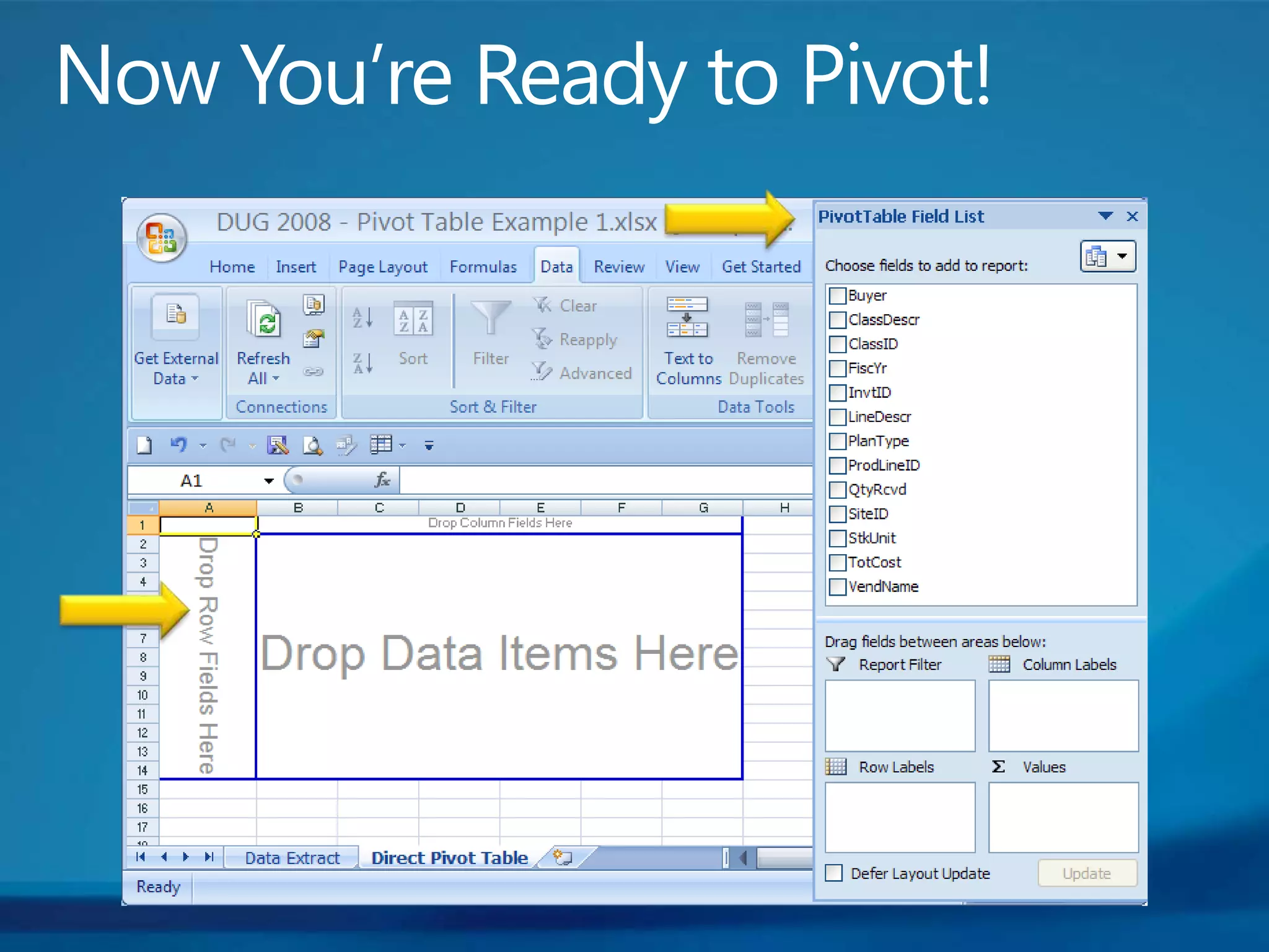 Now You’re Ready to Pivot!