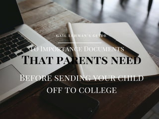 Medical Documents Parents Need When Sending Your Child off to College