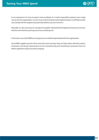 White Paper: Gain control over your complex MRO procurement | PDF ...