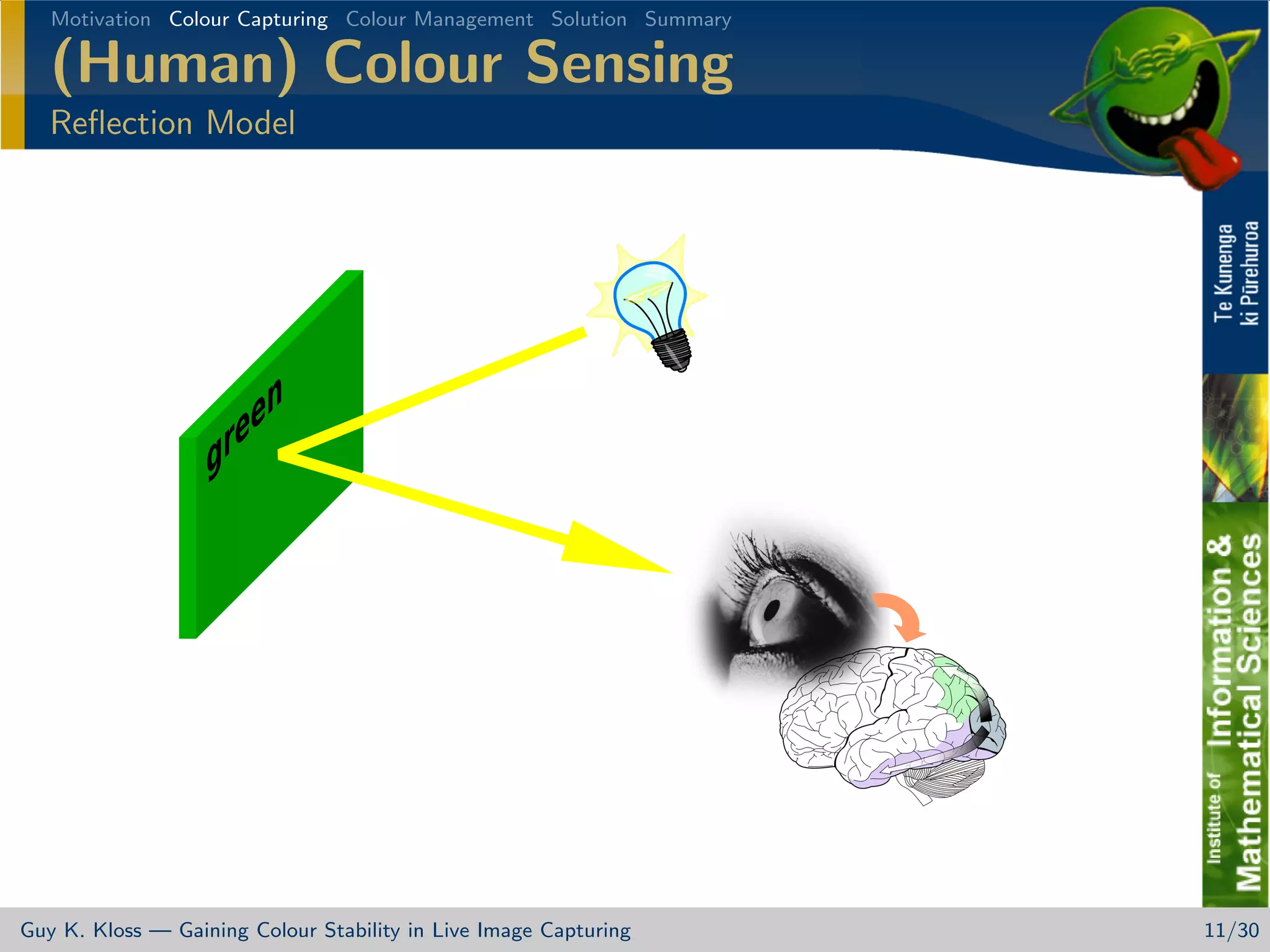 Gaining Colour Stability in Live Image Capturing