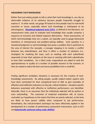 Gaining Implicit Knowledge for Academic Achievement | PDF