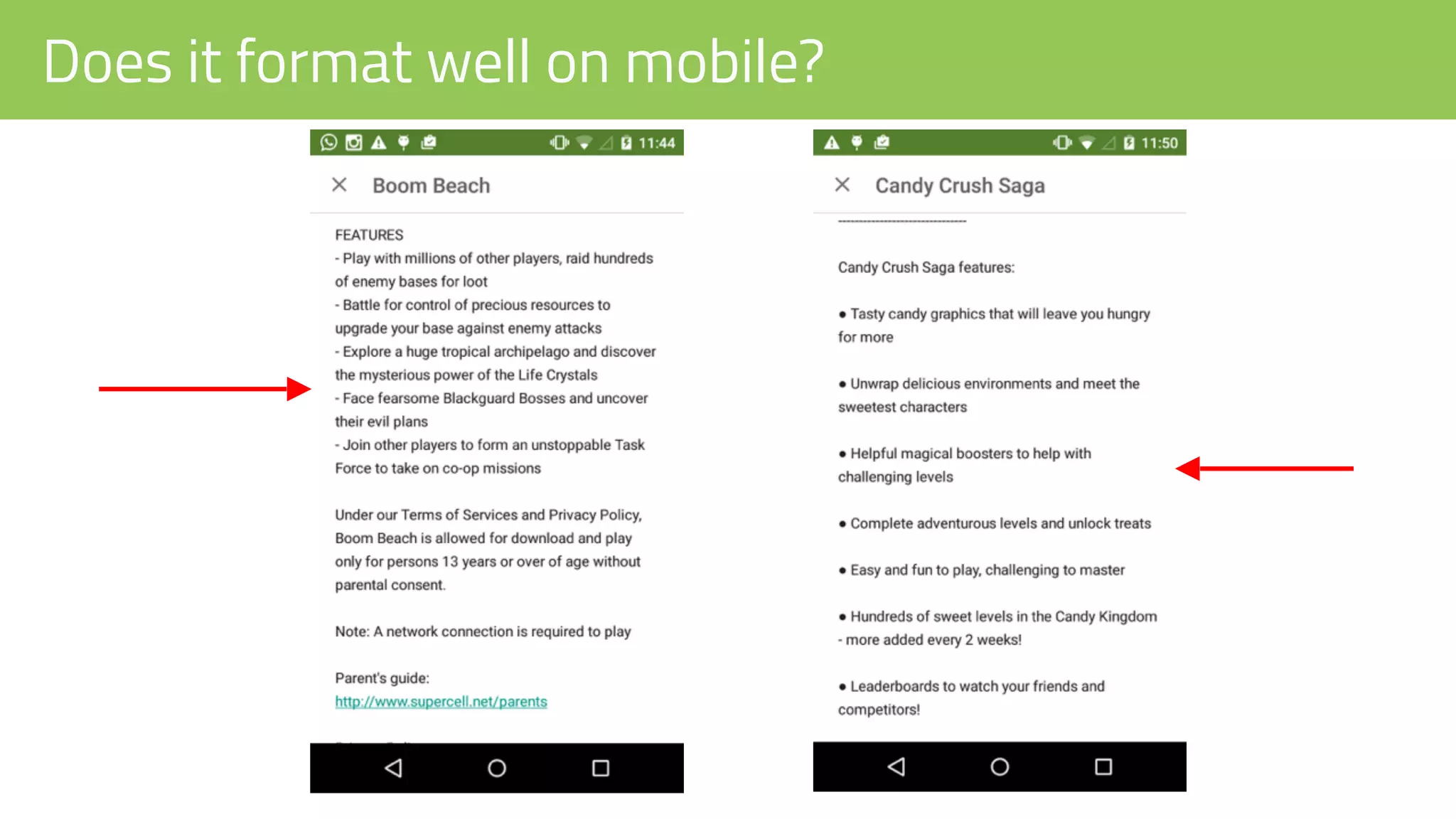 Does it format well on mobile?
 